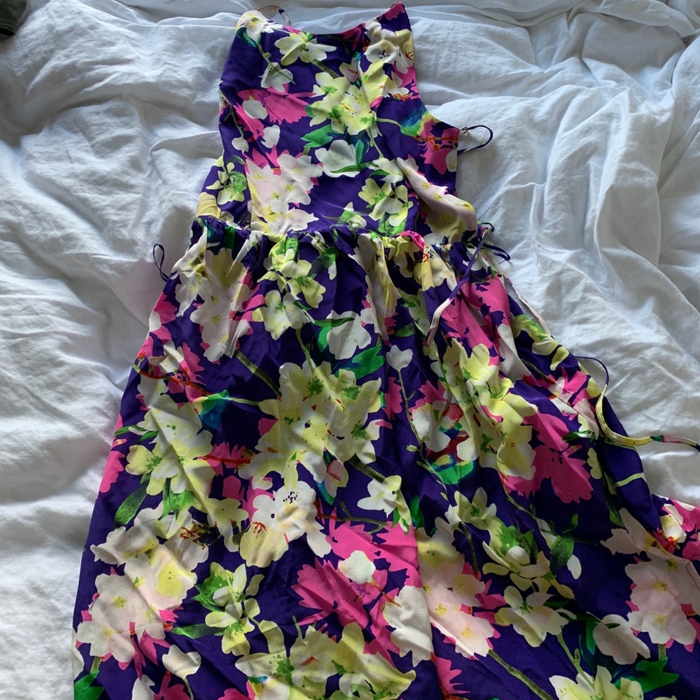 Yumi Kim Floral Open Back Maxi Dress, NWT - Small
